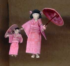 miniature japanese dolls