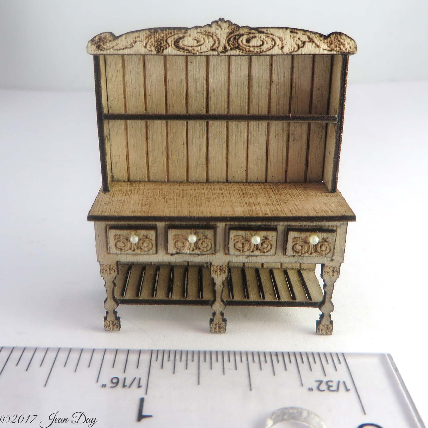 French Conntry Kitchen / Shop Cabinet 1:48 LC044