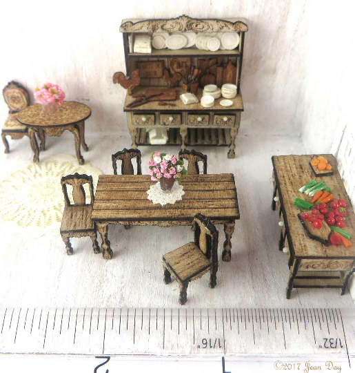 16th scale dolls house furniture