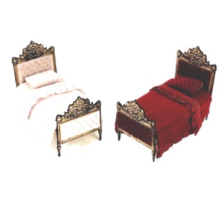 Tufted Rococo Single Bed LC241