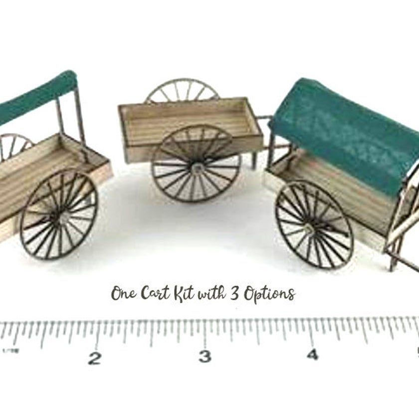 Vendor Cart or Hand  Cart 1:48 LC505
