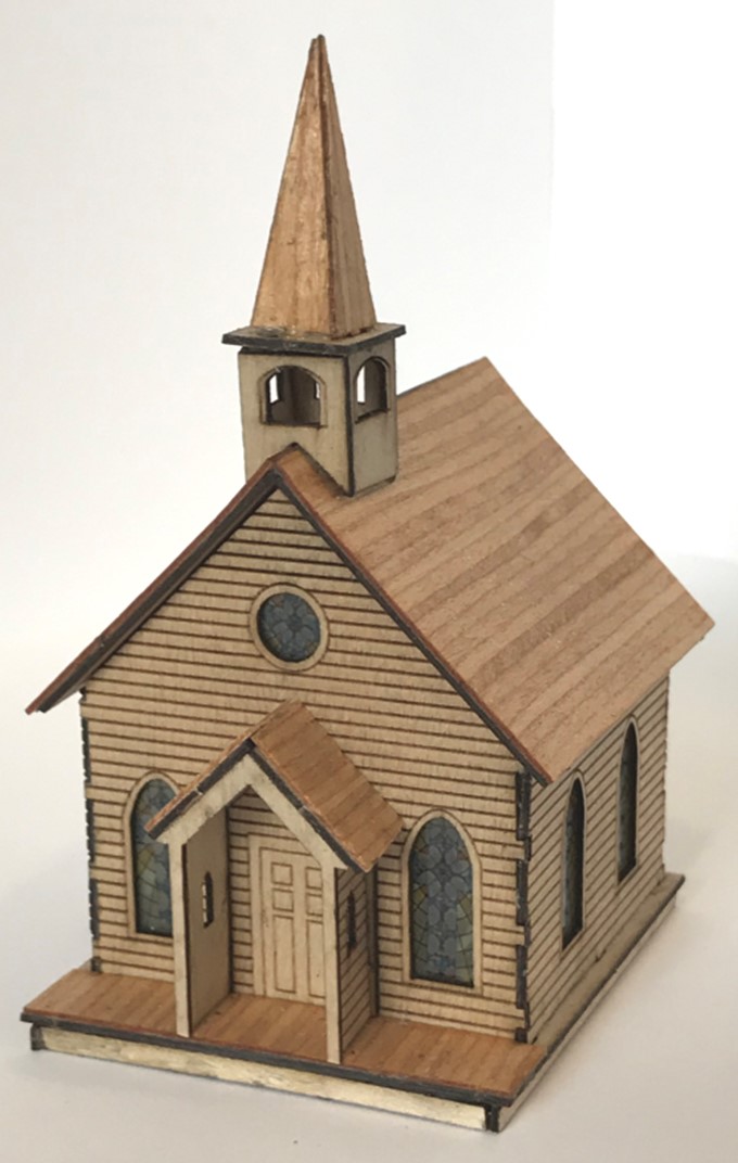 1886 Church Kit  1:144 MK006